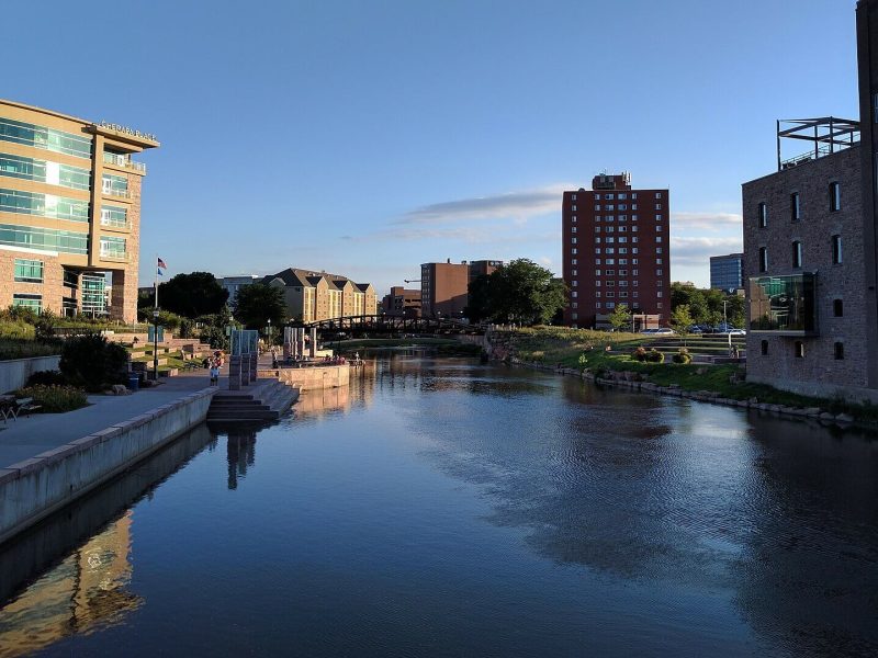 Downtown Sioux Falls River